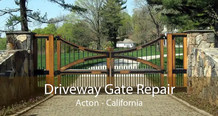 Driveway Gate Repair Acton - California