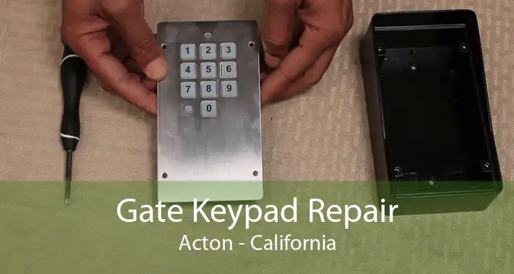 Gate Keypad Repair Acton - California